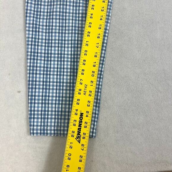 Koret City Blues Pants Womens 10 Blue Pull On Plaid Pockets Vintage - Picture 5 of 12